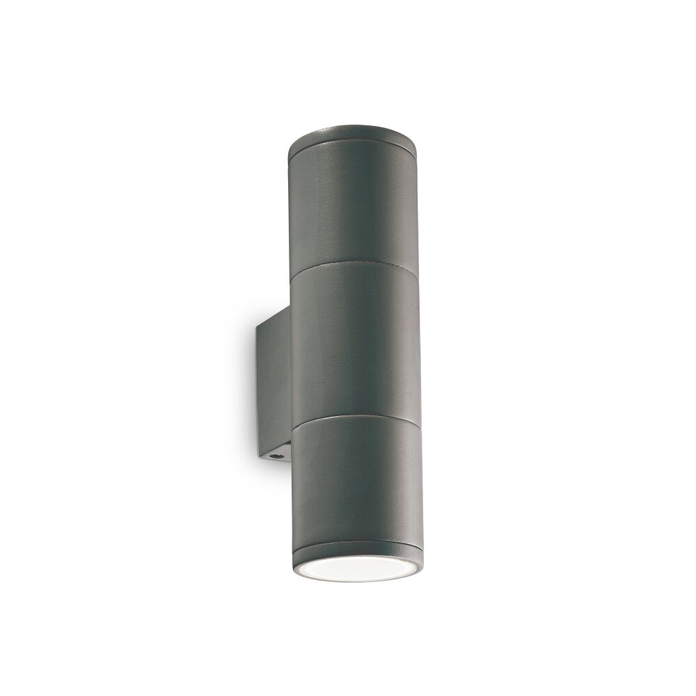 Applique murale d'extérieur Ideallux GUN Anthracite, 2 lumières main product photo