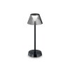 Lampe de table Ideallux LOLITA LED Noir, 1 lumière