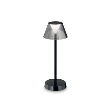 Lampe de table Ideallux LOLITA LED Noir, 1 lumière