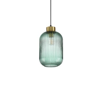 Suspension Ideallux MINT-1 Noir, 1 lumière