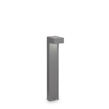 Borne lumineuse Ideallux SIRIO Gris, 2 lumières