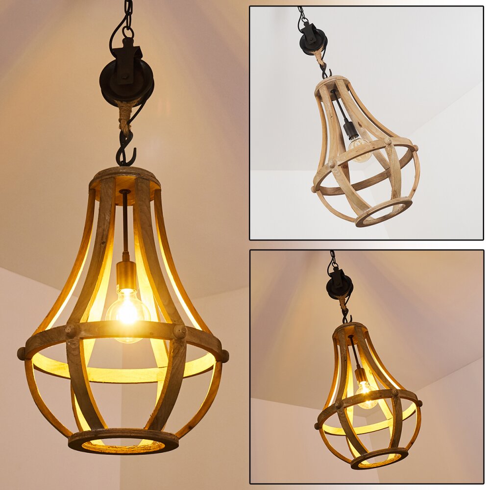 Suspension Sonderjylland Bois clair, 1 lumière main product photo