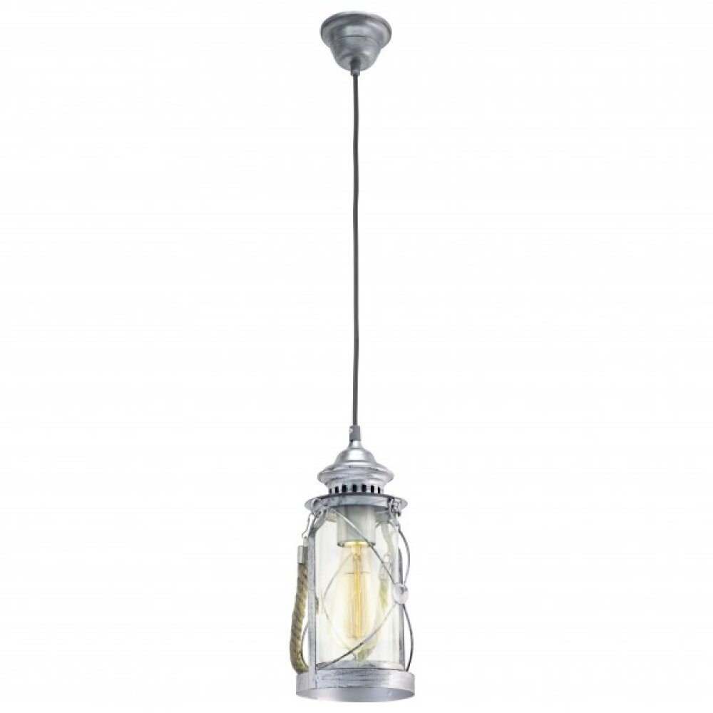 Suspension Eglo VINTAGE Brun foncé, Argenté, 1 lumière main product photo
