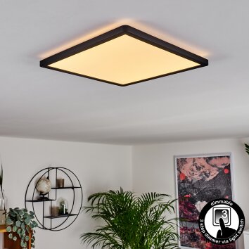 Panneau LED Boyero Noir, 1 lumière