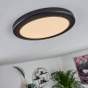 Panneau LED Canditas Noir, 1 lumière