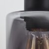 Plafonnier Hunouri Noir, 1 lumière