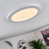 Plafonnier Canditas LED Blanc, 1 lumière