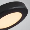 Panneau LED Canditas Noir, 1 lumière