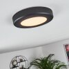 Panneau LED Canditas Noir, 1 lumière