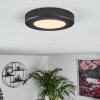 Panneau LED Canditas Noir, 1 lumière