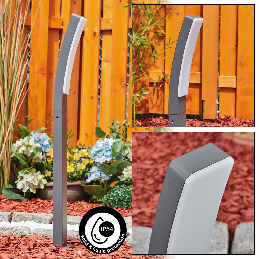 Borne lumineuse Maseru LED Anthracite, 1 lumière main product photo