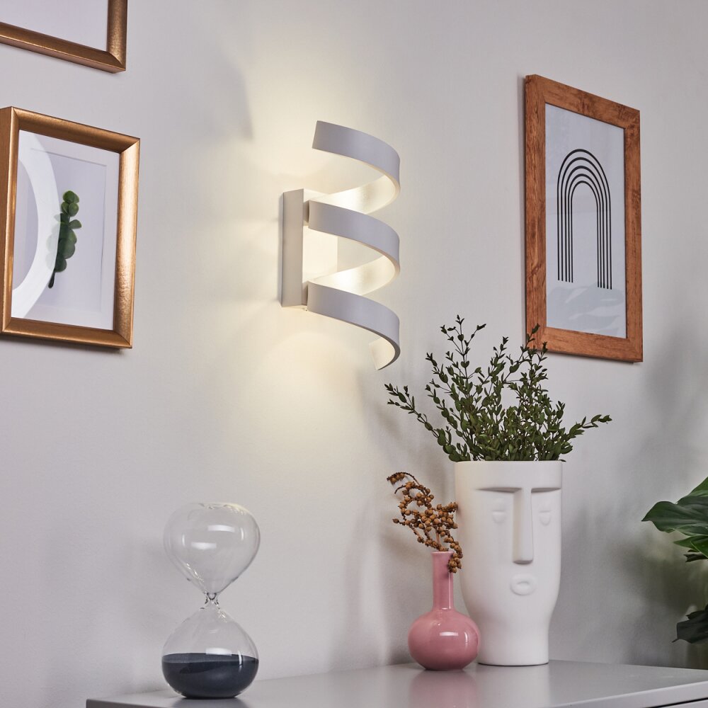 Applique murale Rezat LED Blanc, 3 lumières main product photo