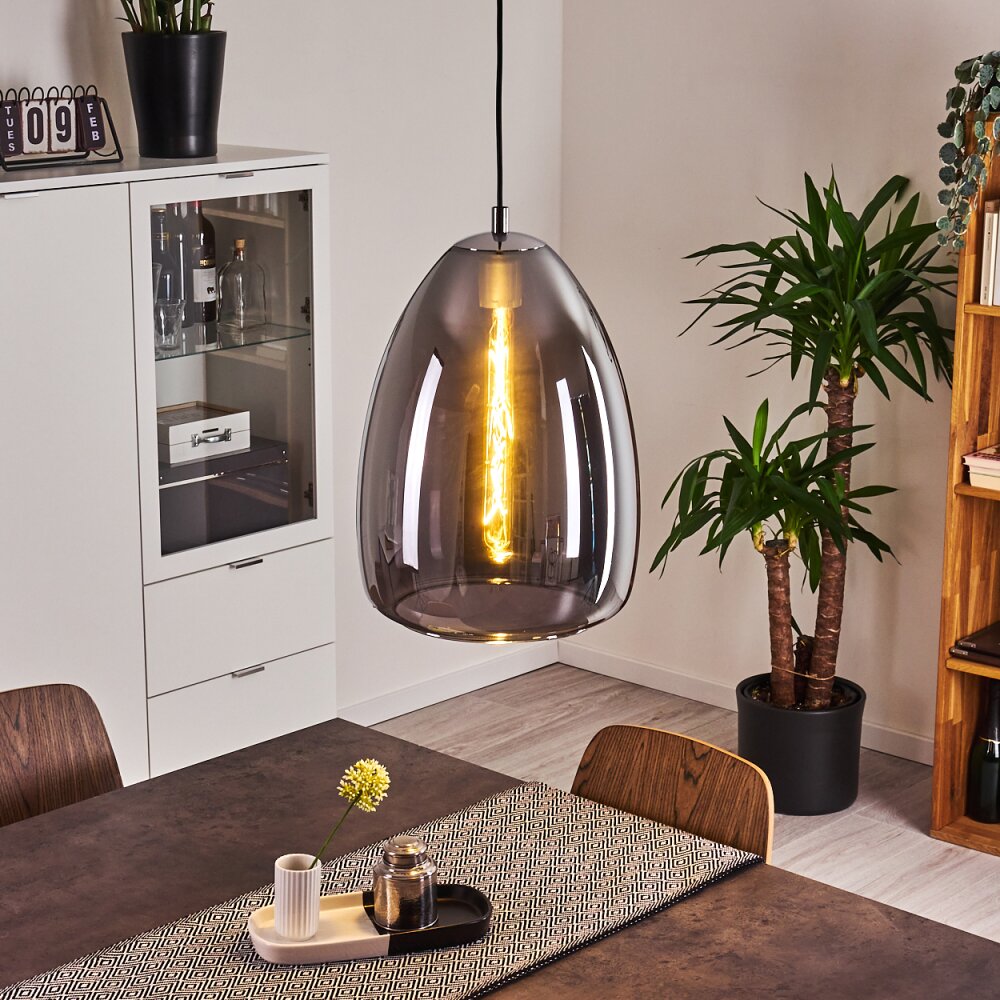 Suspension Alvares Chrome, 1 lumière main product photo