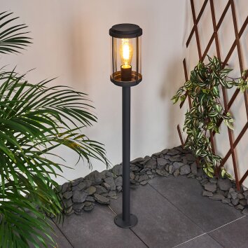 Borne lumineuse Riola Anthracite, 1 lumière