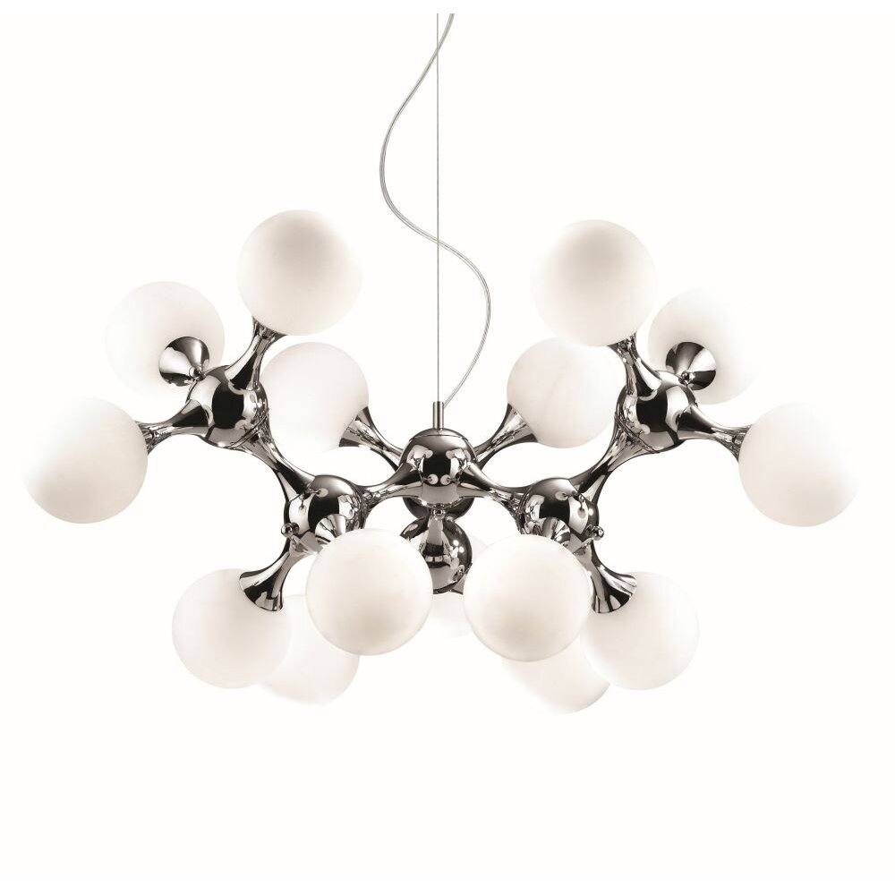 Suspension Ideal Lux NODI Chrome, 15 lumières main product photo