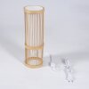 Lampe de table Misa Bois clair, 1 lumière