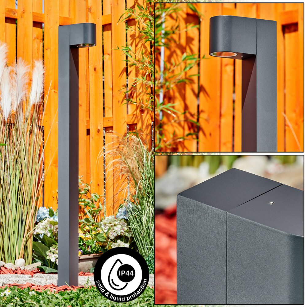 Borne lumineuse Kingstown Anthracite, 1 lumière main product photo