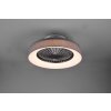 Ventilateur de plafond Reality Farsund LED Gris, 1 lumière, Télécommandes