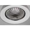 Ventilateur de plafond Reality Farsund LED Gris, 1 lumière, Télécommandes