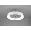 Ventilateur de plafond Reality Farsund LED Blanc, 1 lumière, Télécommandes