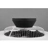 Ventilateur de plafond Reality Halmstad LED Noir, 1 lumière, Télécommandes