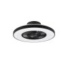 Ventilateur de plafond Reality Halmstad LED Noir, 1 lumière, Télécommandes