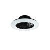 Ventilateur de plafond Reality Stralsund LED Noir, 1 lumière, Télécommandes