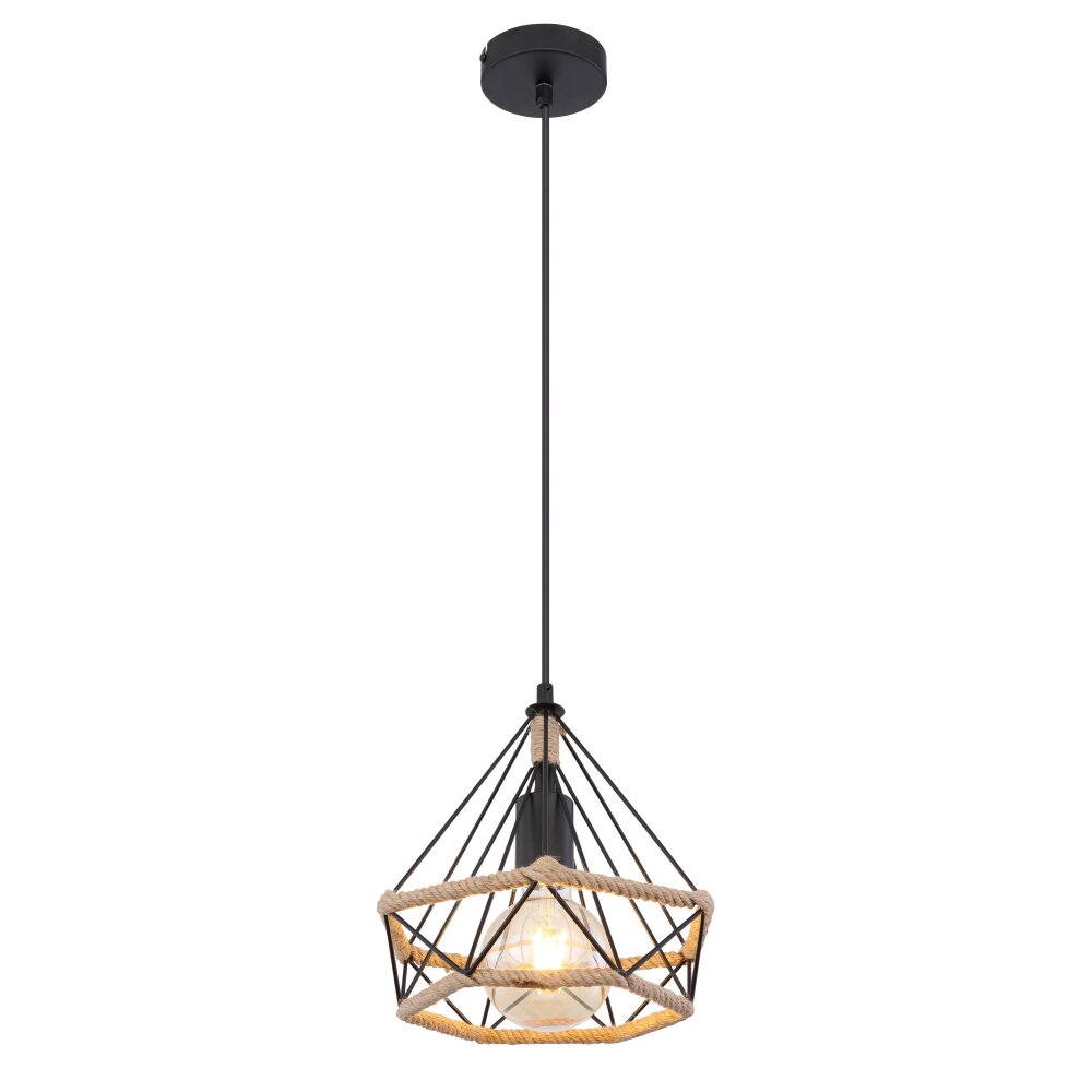 Suspension Globo ULLEU Noir, 1 lumière main product photo