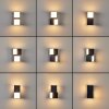 Applique murale d'extérieur Swanek LED Noir, 1 lumière
