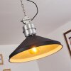Suspension Chara Chrome, Noir, 1 lumière