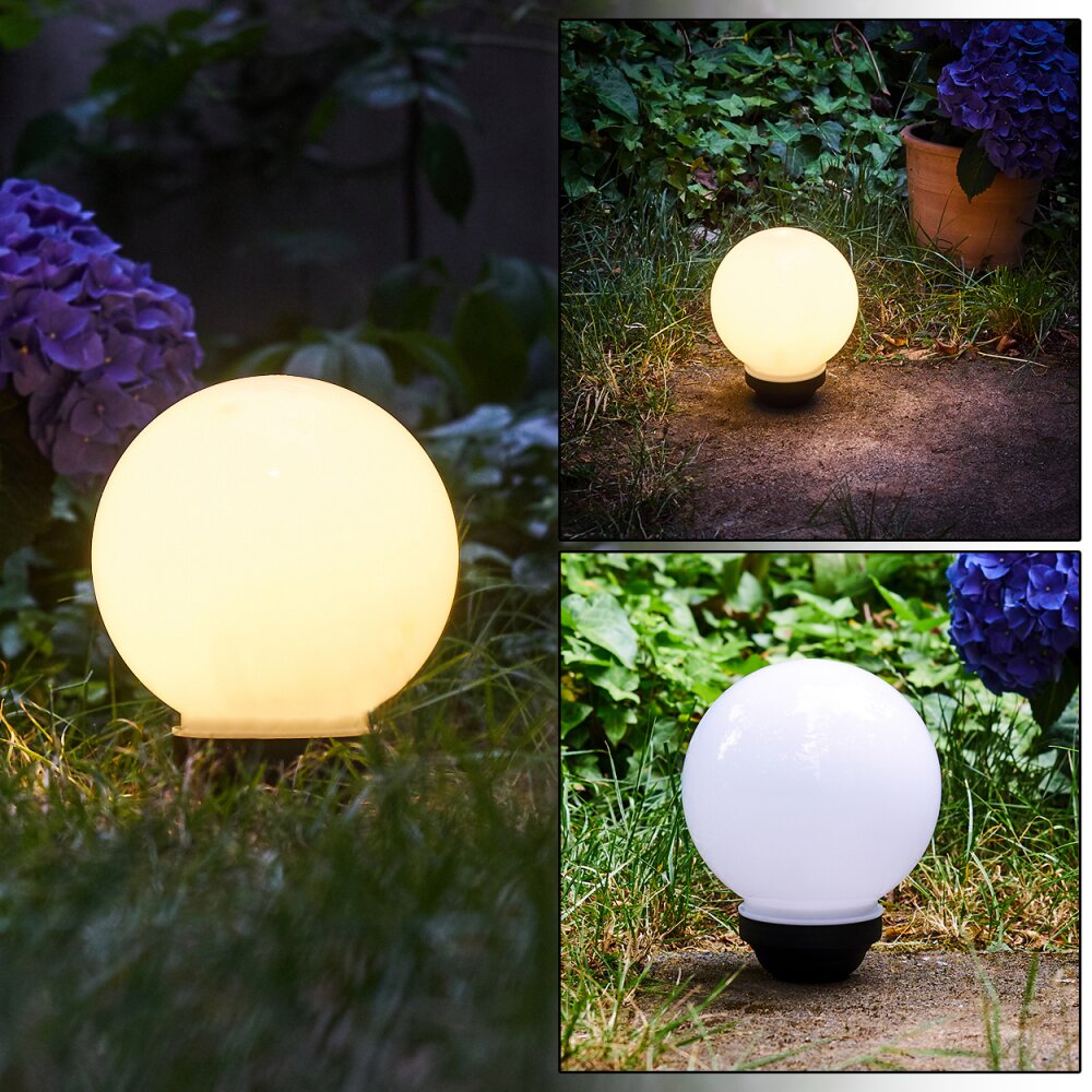 boule lumineuse Campinas LED Noir, Blanc, 1 lumière main product photo