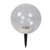 boule lumineuse Globo Solar LED Noir, 20 lumières