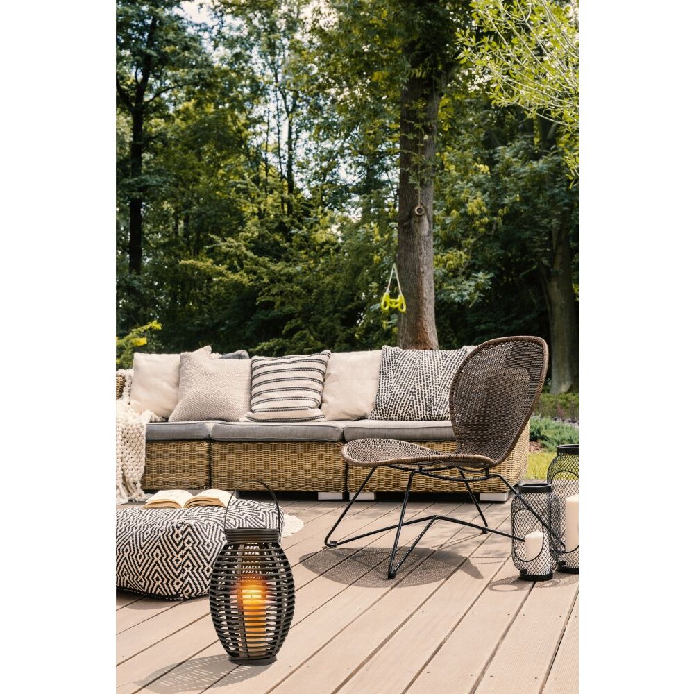 Lampe solaire Globo DON LED Gris, 1 lumière main product photo