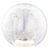 Lampe solaire Globo FROST LED Noir, 15 lumières