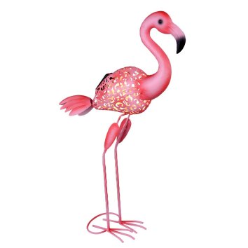 lampe solaire Globo FLAMINGO LED Rose, 1 lumière