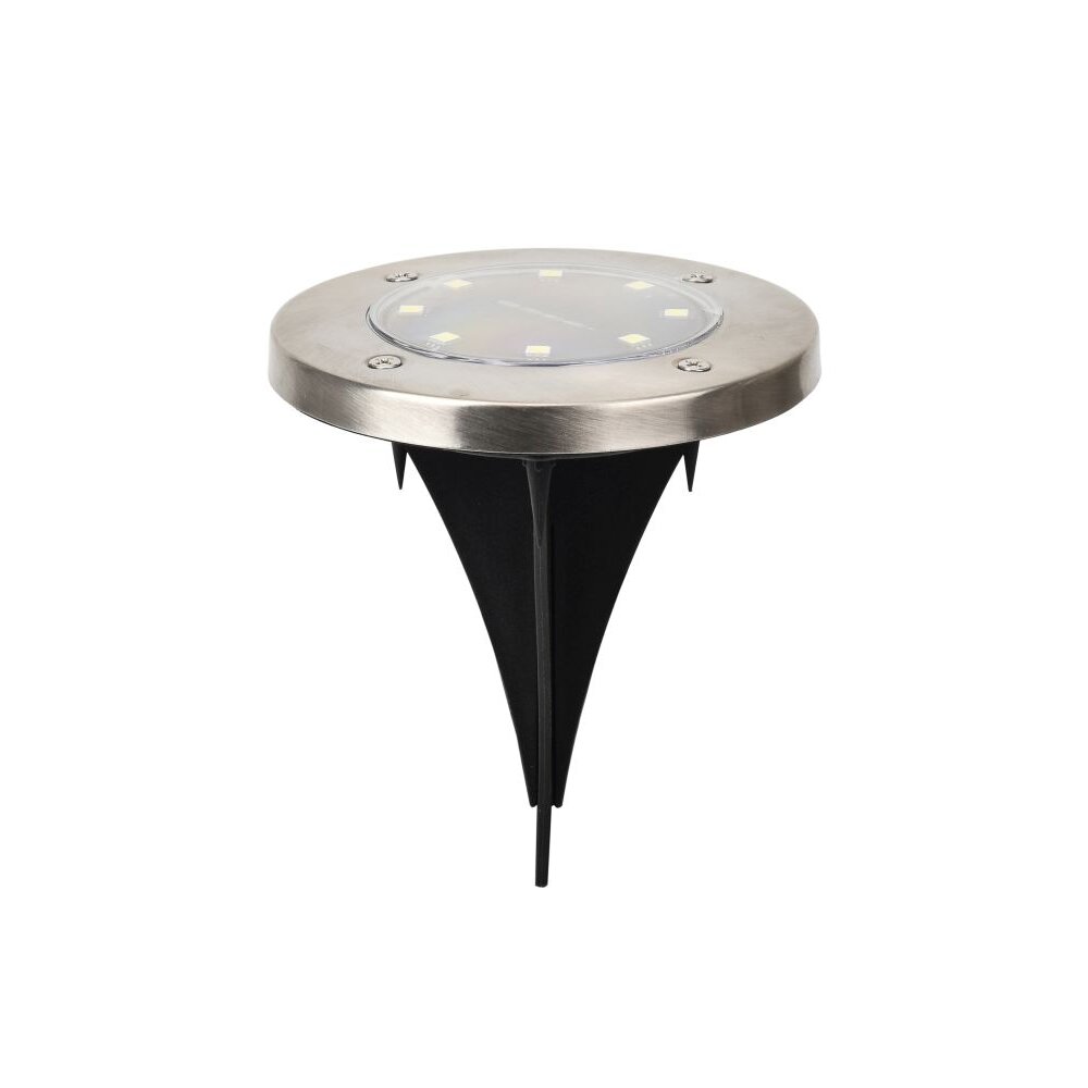 Lampe solaire Globo ROCKY LED Noir, 8 lumières main product photo