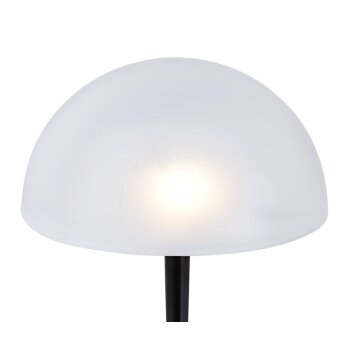 Lampe solaire Globo JÖRG LED Noir, 5 lumières