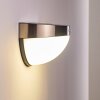 Lampe solaire Basra LED Chrome, 1 lumière, Détecteur de mouvement