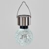 Lampe solaire Ledoux Acier inoxydable, 1 lumière