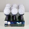 Set de 12 lampes de jardin Hakon LED Gris, 1 lumière