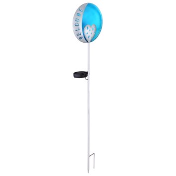 lampe solaire Globo LED Bleu, Noir, 1 lumière