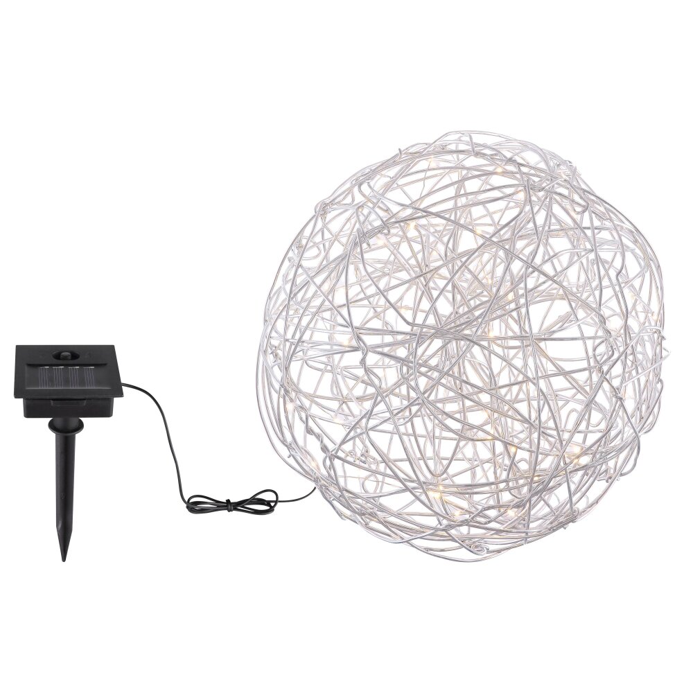 lampe solaire Globo LED, 30 lumières main product photo