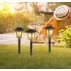 lampe solaire Globo SOLAR LED Noir, 10 lumières