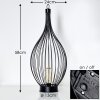 lampe solaire Pasadena LED Noir, 1 lumière