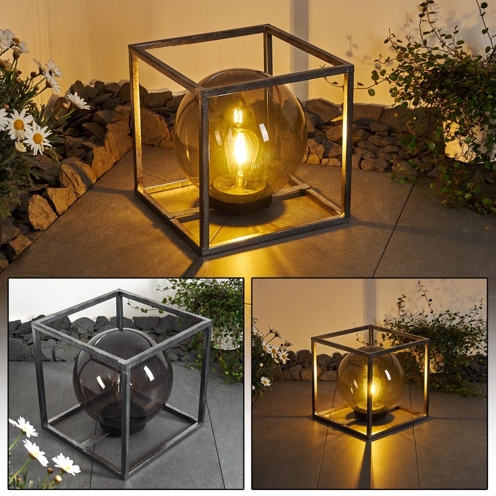 lampe solaire Albuquerque LED Argenté, 1 lumière main product photo