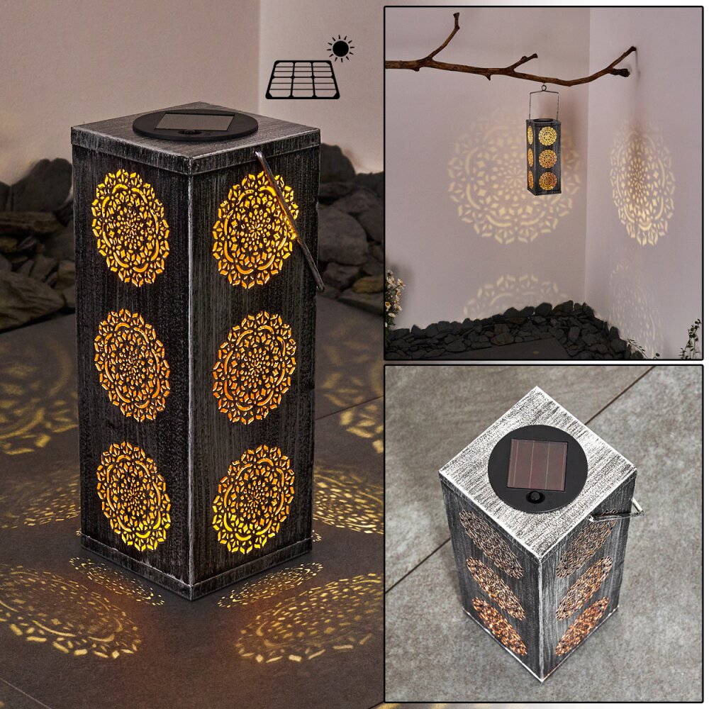 lampe solaire Ajman LED Cuivre, Argenté, 1 lumière main product photo