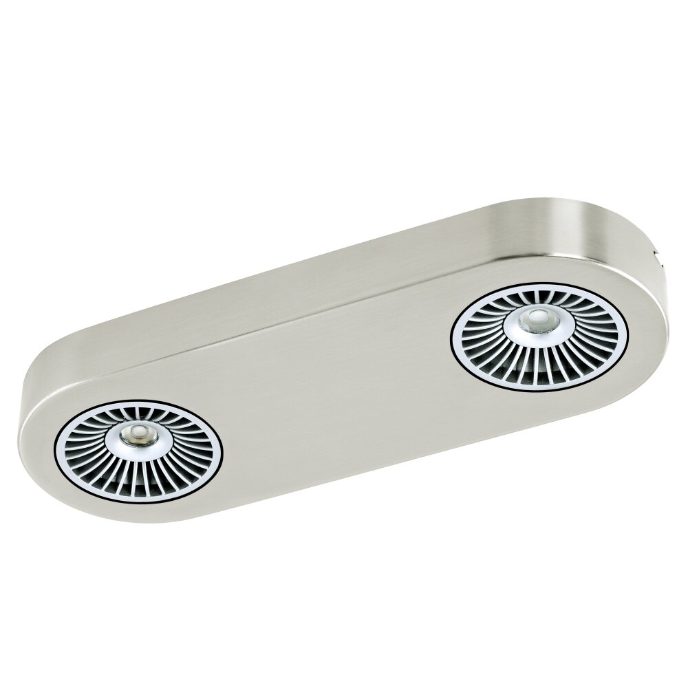Plafonnier Eglo Montale LED Nickel mat, 2 lumières main product photo