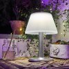 lampe solaire Alcudia LED Blanc, 1 lumière