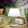 lampe solaire Alcudia LED Blanc, 1 lumière