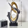 lampe solaire Benevento LED Or, Argenté, 1 lumière